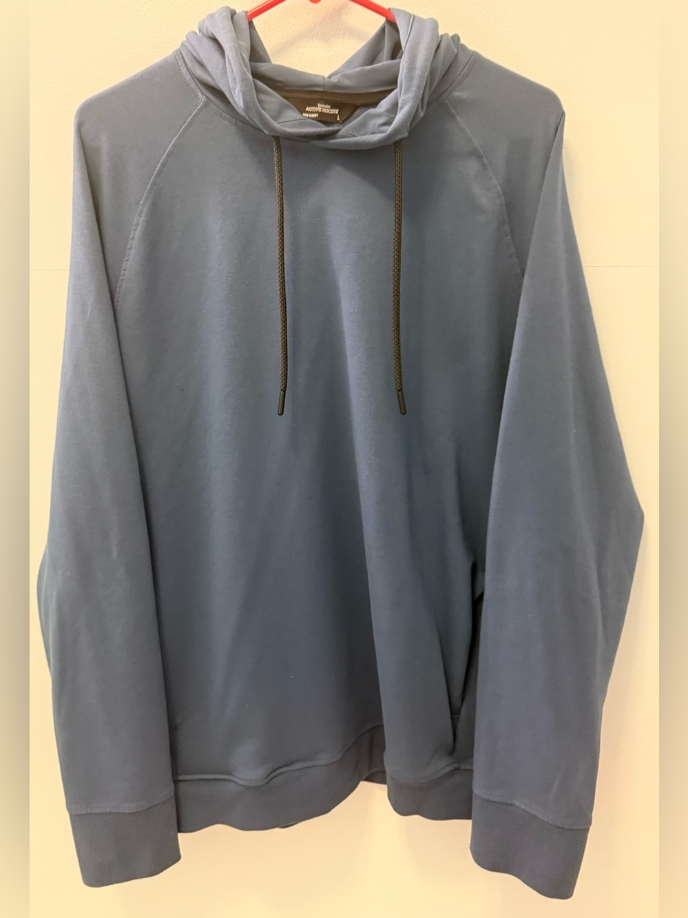 Men's Slate Blue Hooded Pullover Sweatshirt